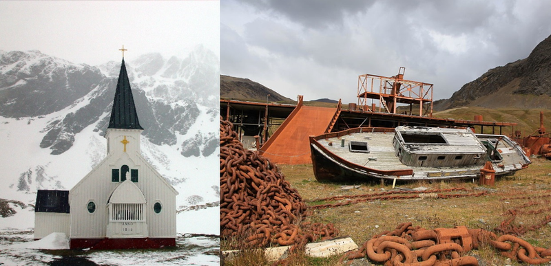 Illustration for article titled 8 Abandoned Antarctic Whaling Stations and Bases that are Still Amazing